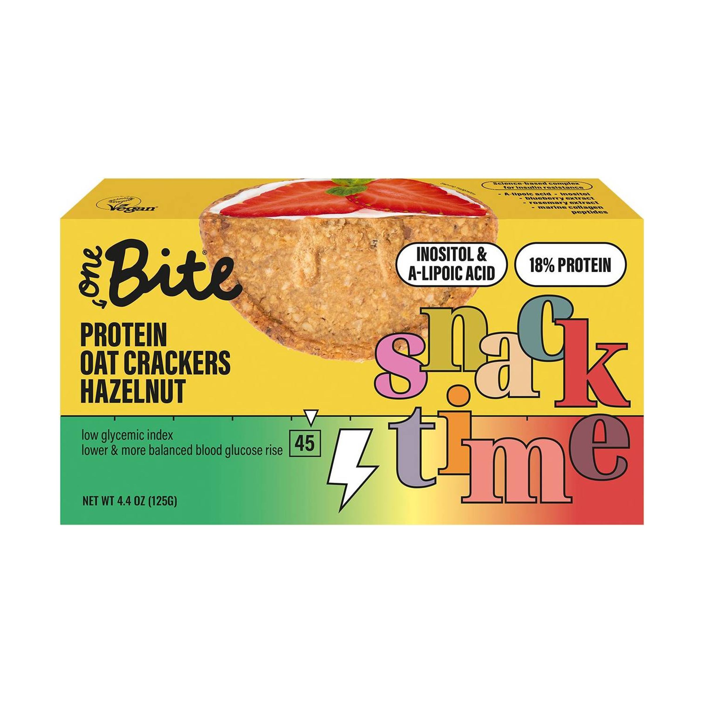 Protein Oat Crackers Hazelnut 125g 10671