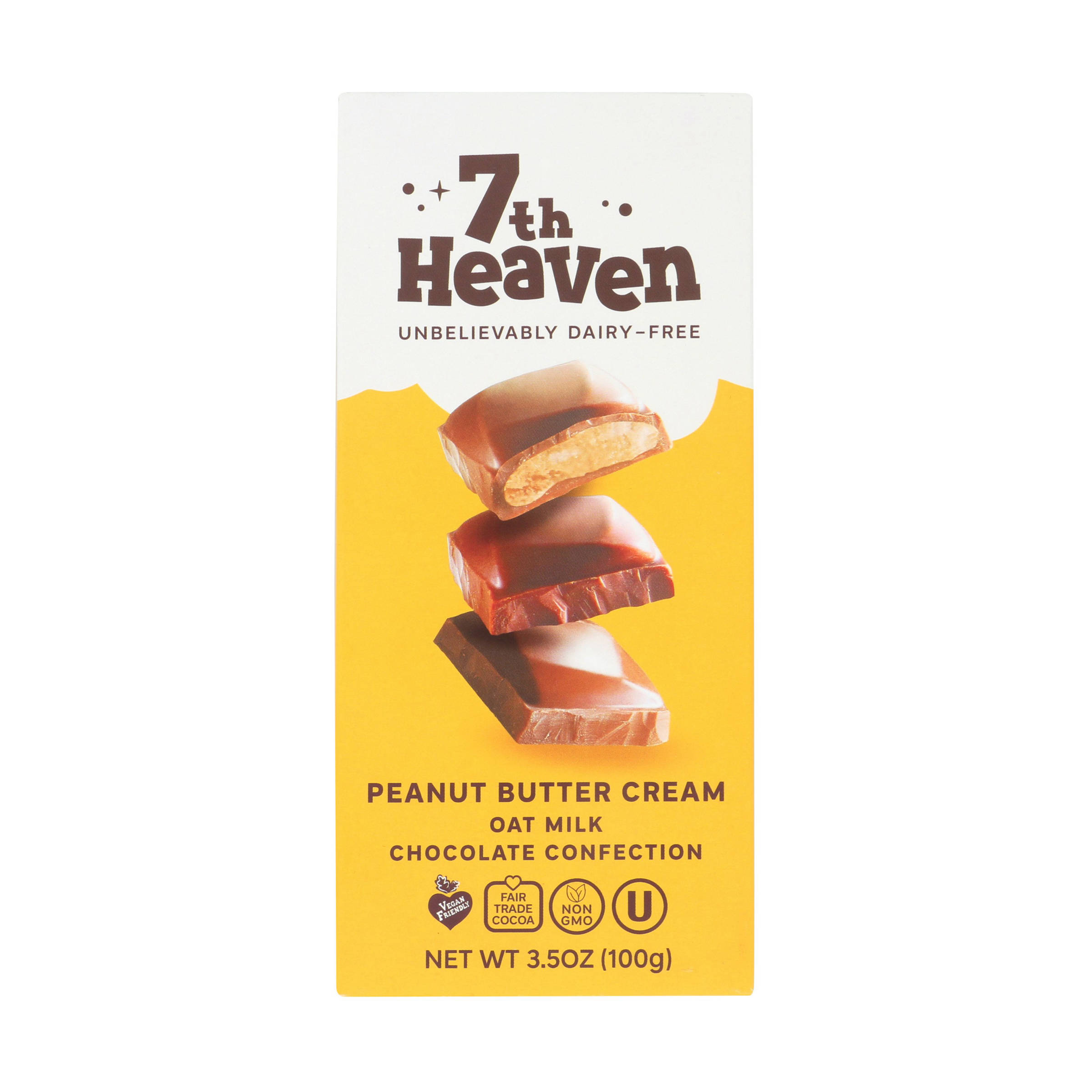 7th Heaven Peanut Butter Cream Chocolate Bar (3.5OZ) 9128