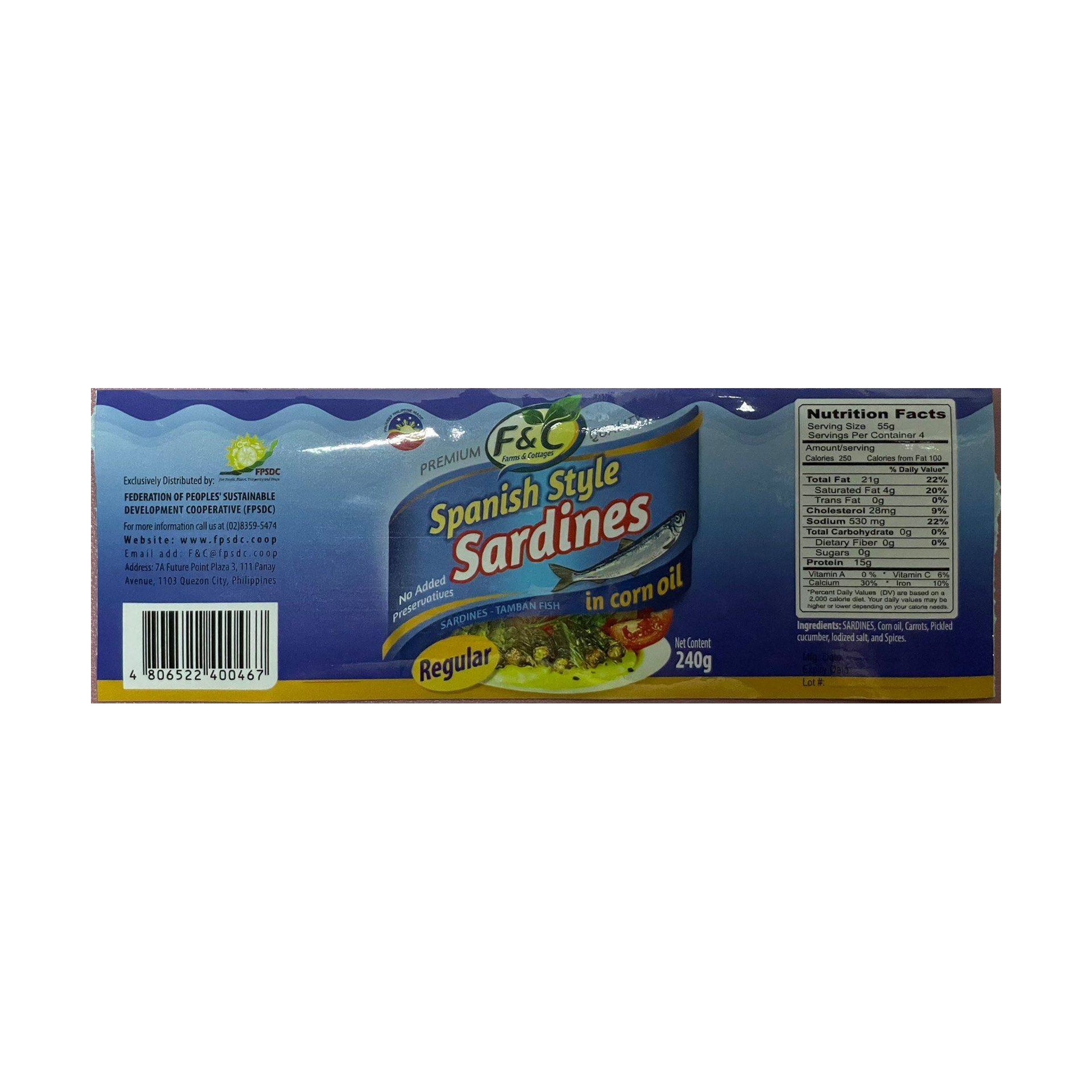 Spanish Style Sardines 9857