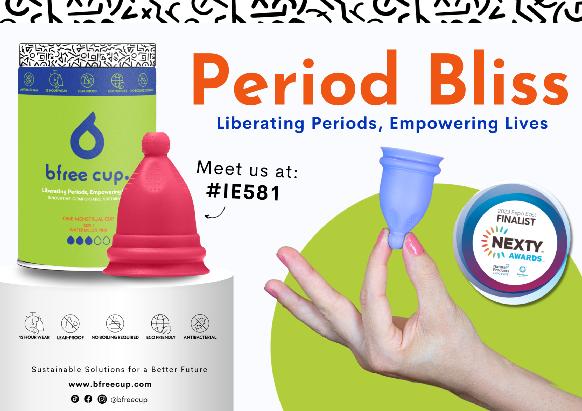 Revolutionizing Period Care Sustainably: Introducing the World's First Boil-Free Menstrual Cup 7705